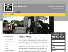 Tablet Screenshot of ironmanmovingsf.com